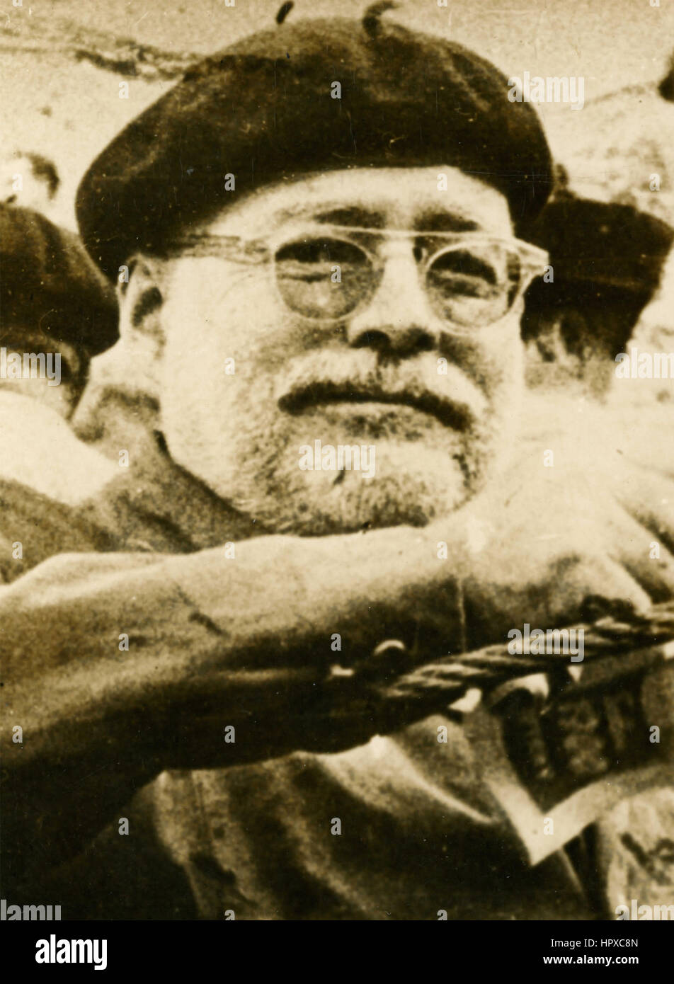 American writer Ernest Hemingway Stock Photo