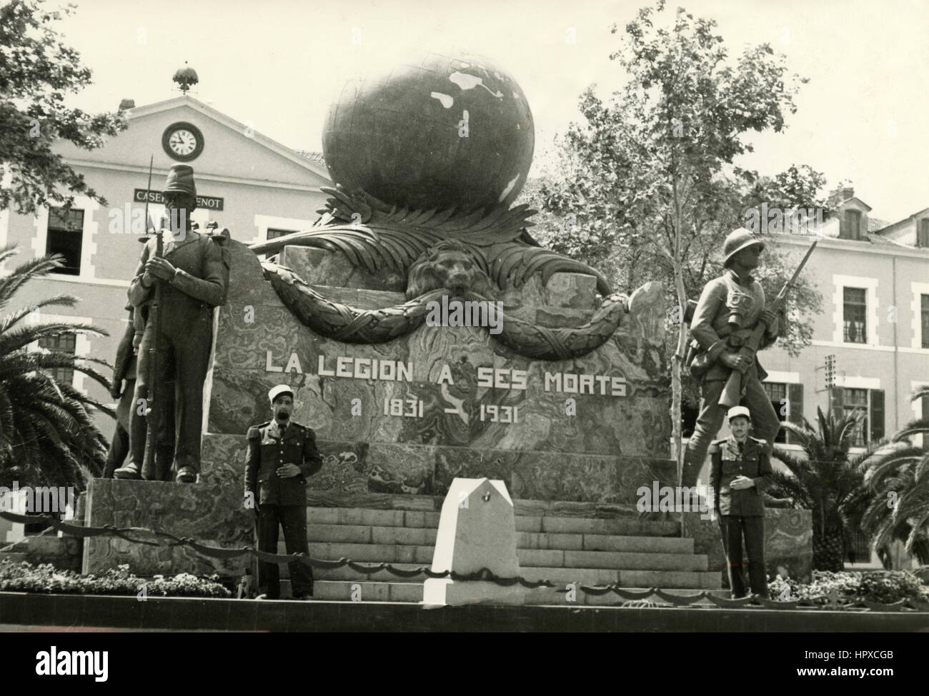 War memorial of the Foreign Legion, Sidi-bel Abbes, Algeria Stock Photo