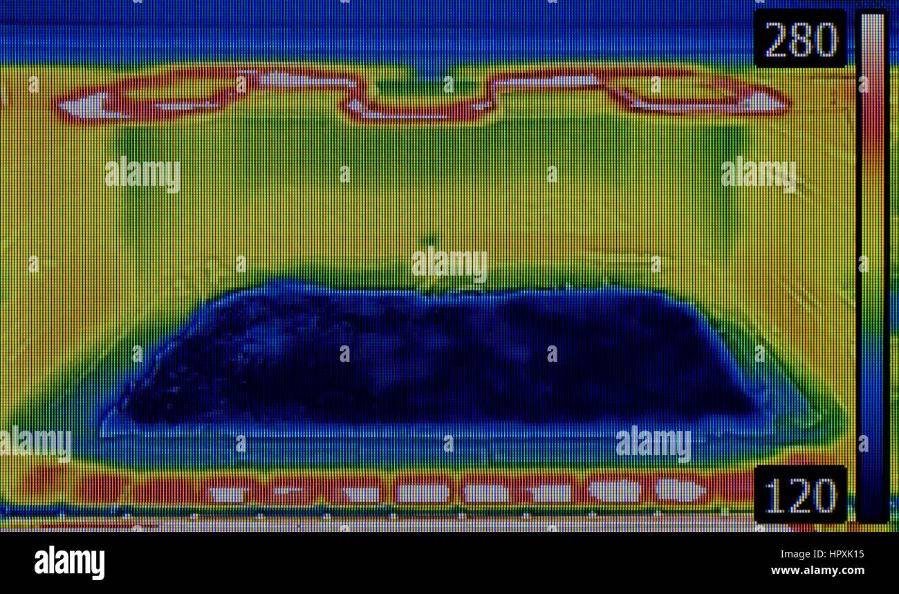 Thermal Image of Electrical Oven Stock Photo Alamy