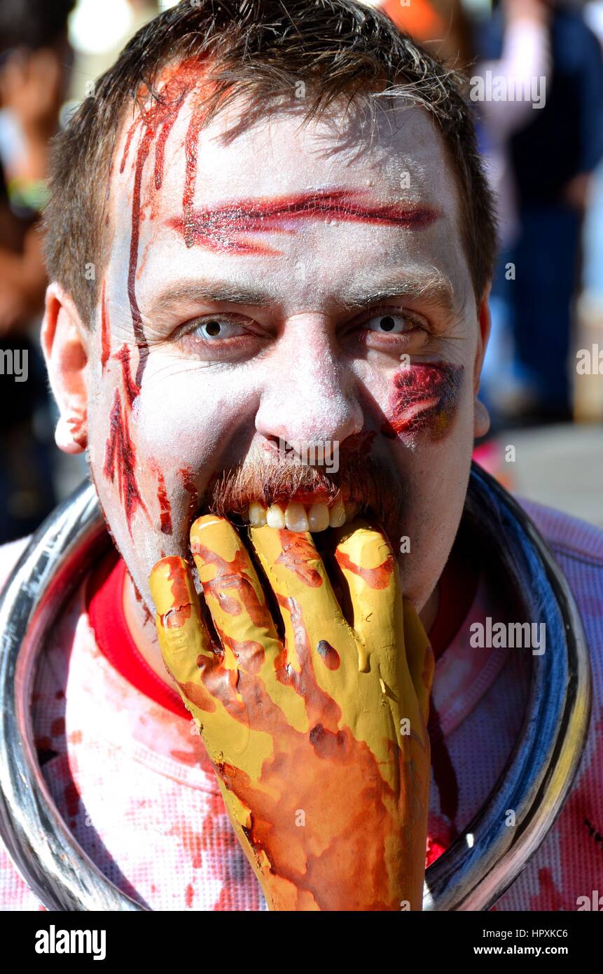 Denver Zombie Festival Stock Photo