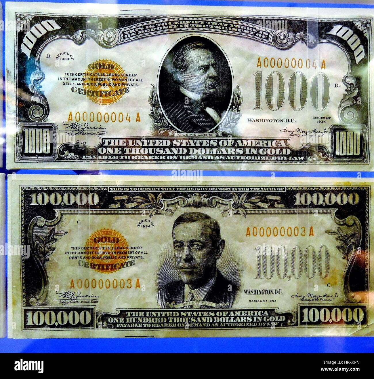 One Thousand Dollar Bill High Resolution Stock Photography And Images Alamy