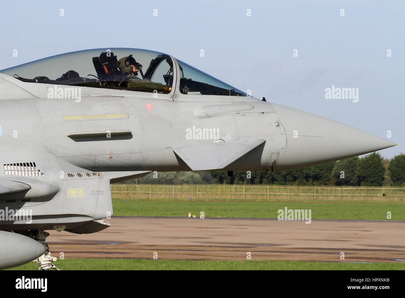 Raf typhoon pilot hi-res stock photography and images - Alamy