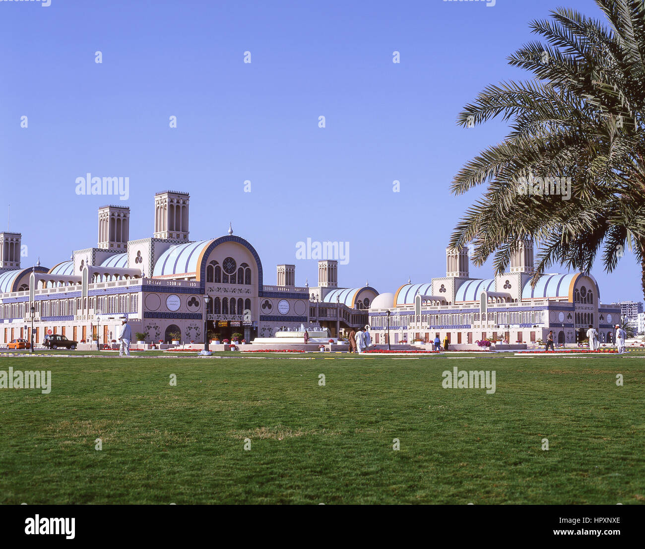 The Souq Al Markazi, Al Rolla Square, Sharjah, United Arab Emirates Stock Photo