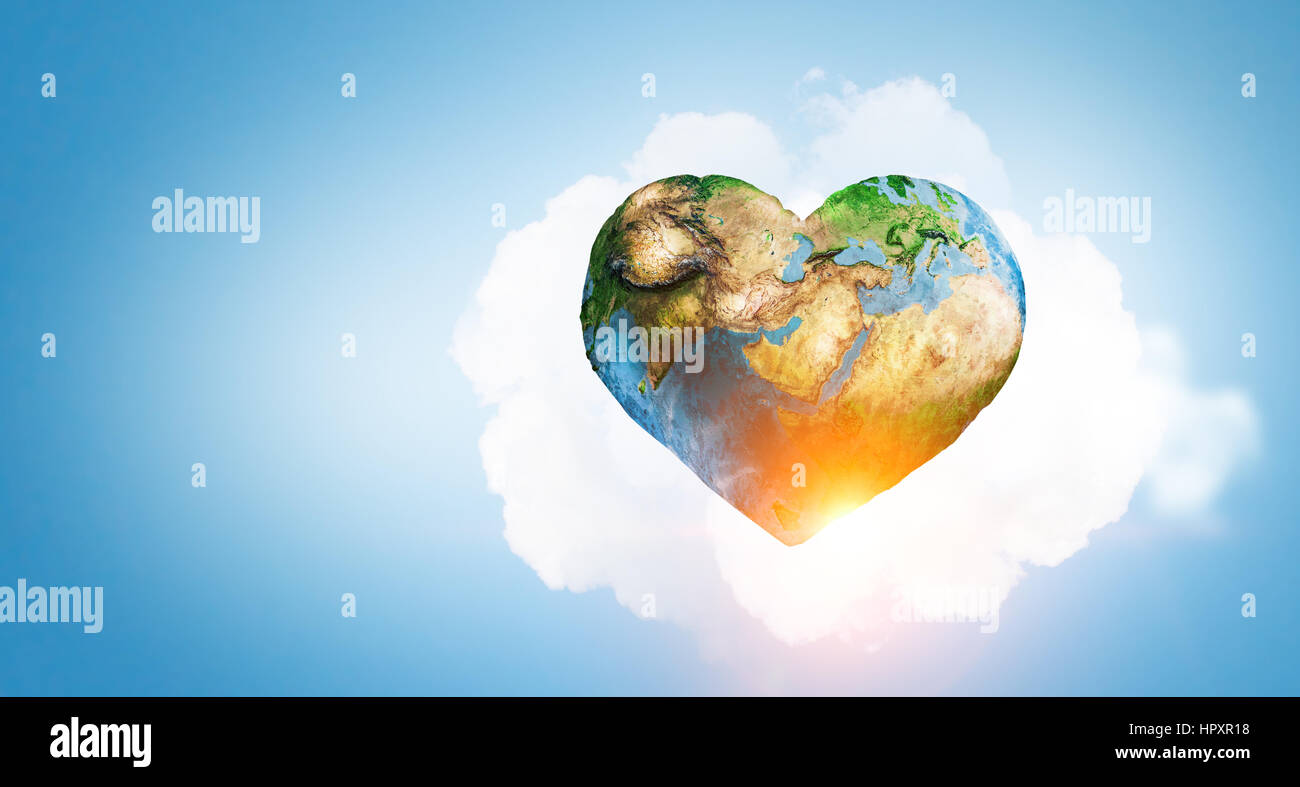 Our Earth planet and modern life. Elements of this image are furnished ...
