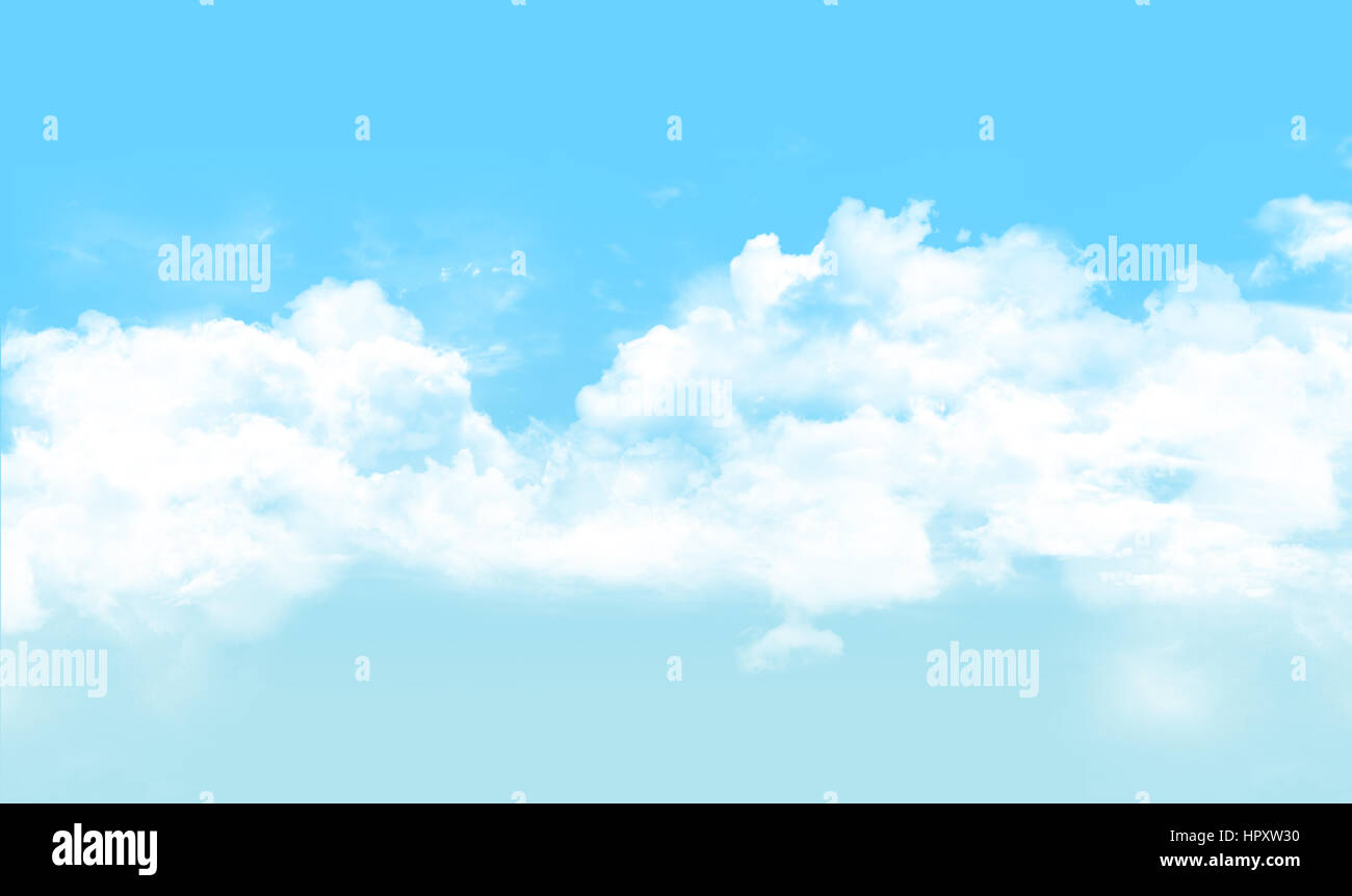 white cloudy with blue sky background Stock Photo - Alamy