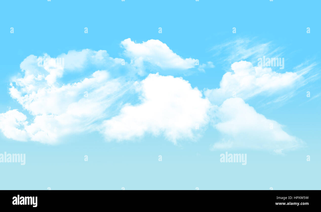 white cloudy with blue sky background Stock Photo - Alamy