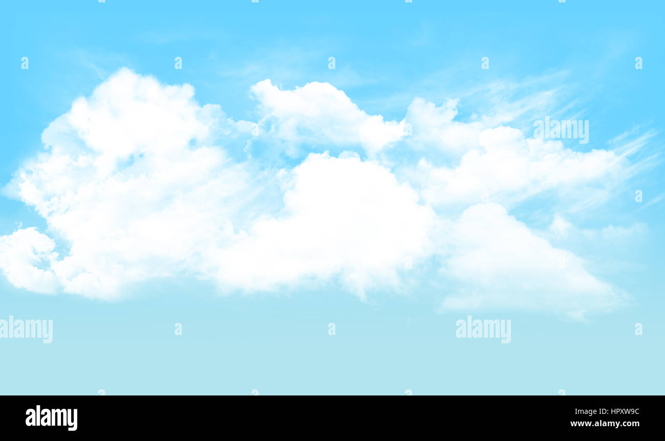 white cloudy with blue sky background Stock Photo - Alamy