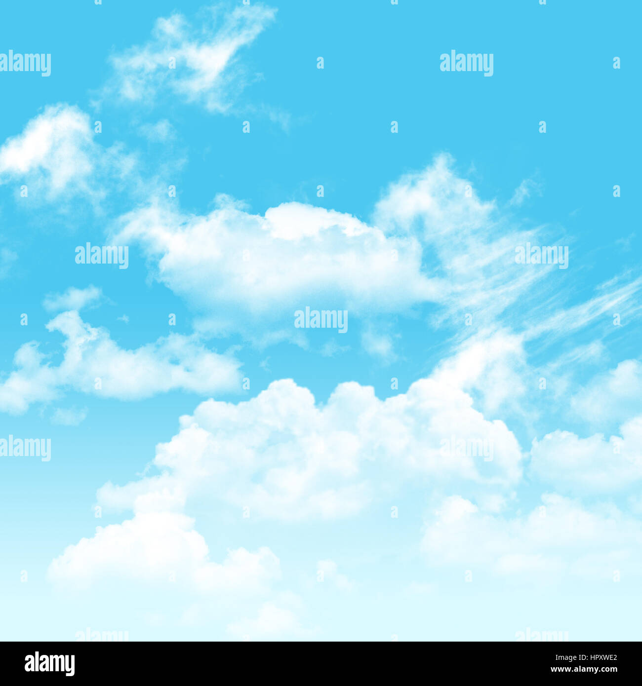 white cloudy with blue sky background Stock Photo - Alamy