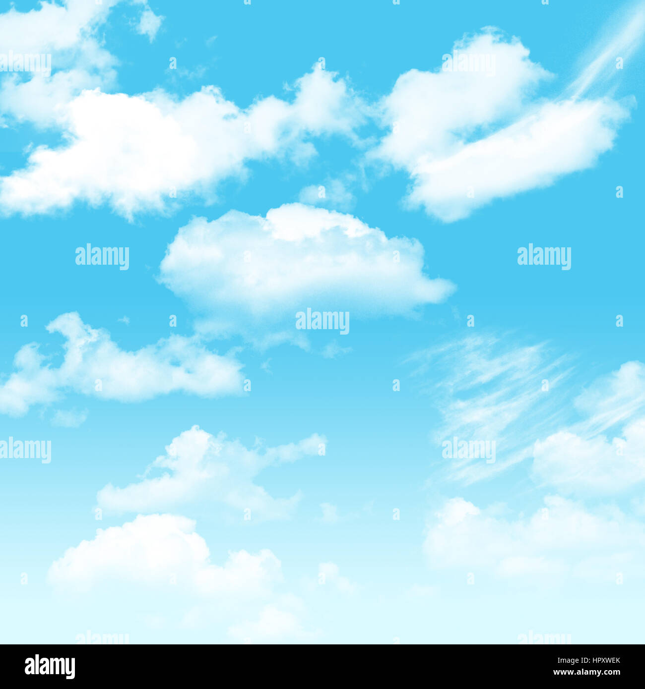 white cloudy with blue sky background Stock Photo - Alamy