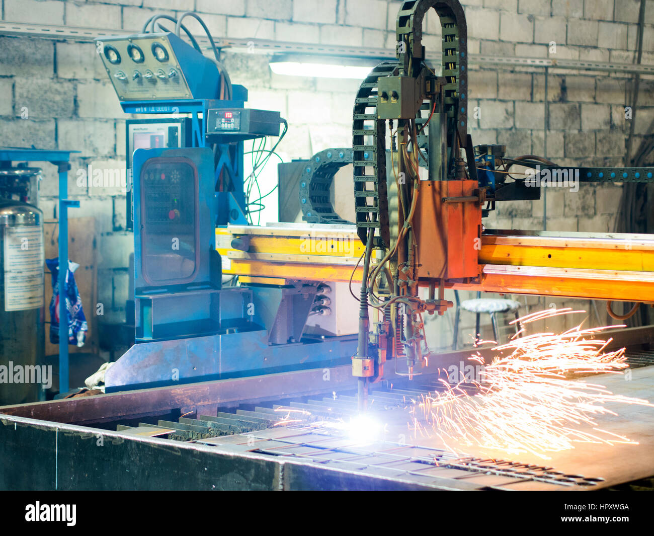 High precision CNC gas or plasma cutting metal sheet. Metal sheet and