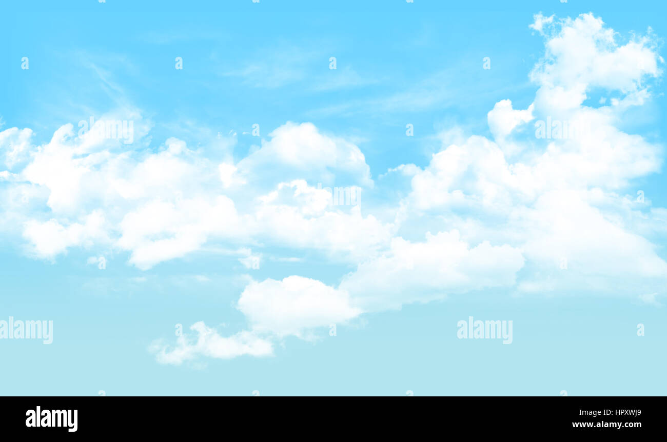 white cloudy with blue sky background Stock Photo - Alamy