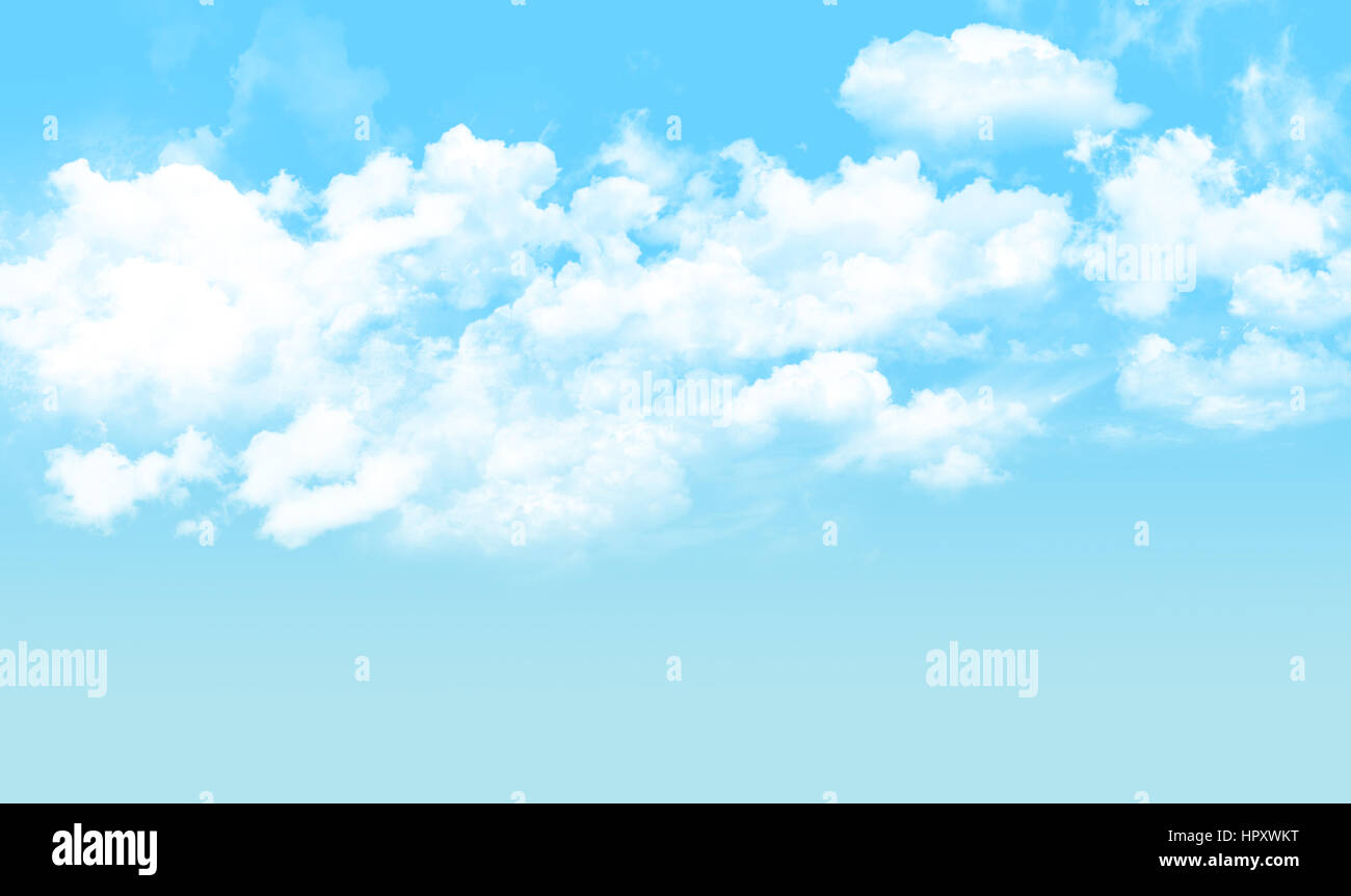 white cloudy with blue sky background Stock Photo - Alamy