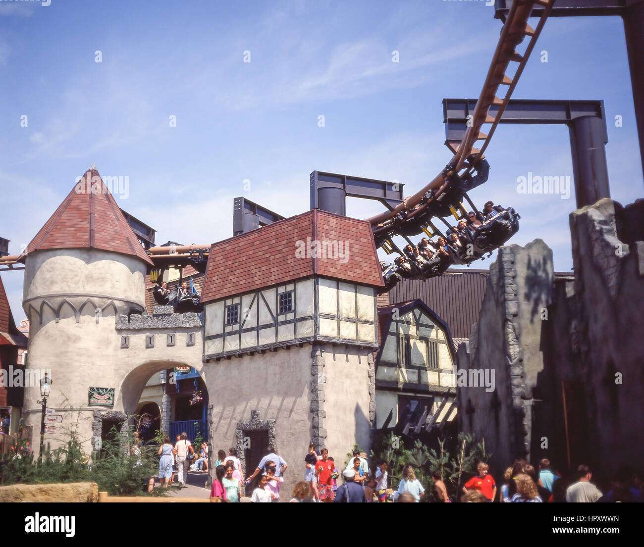 The Vampire Ride, Chessington World of Adventures, Chessington, Greater London, England, United Kingdom Stock Photo