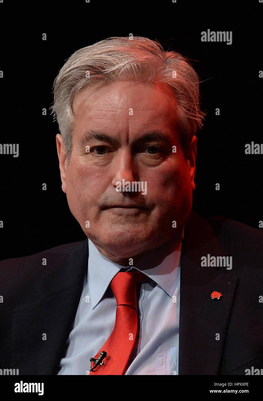 Ian Gray, Education, Skills and Science Spokesperson looks on during Stock Photo - Alamy