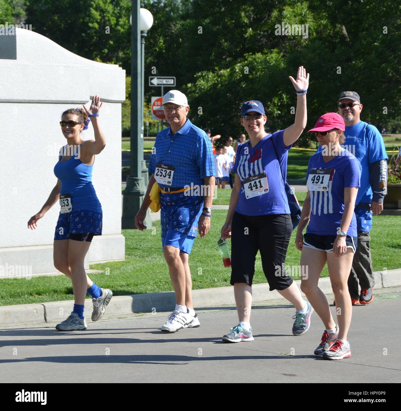 Walk/Run Charity Fundraising Event Stock Photo - Alamy