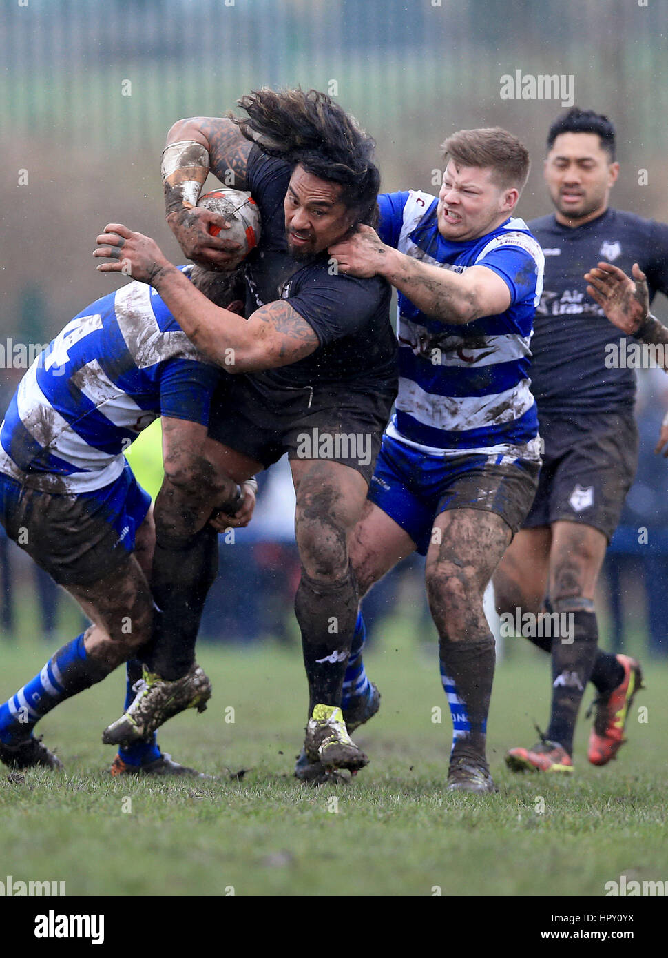 siddal-s-canaan-smithies-right-tackles-toronto-wolfpack-s-fui-fui-moi-moi-during-the-ladbrokes-challenge-cup-match-at-siddal-arlfc-halifax-stock-photo-alamy