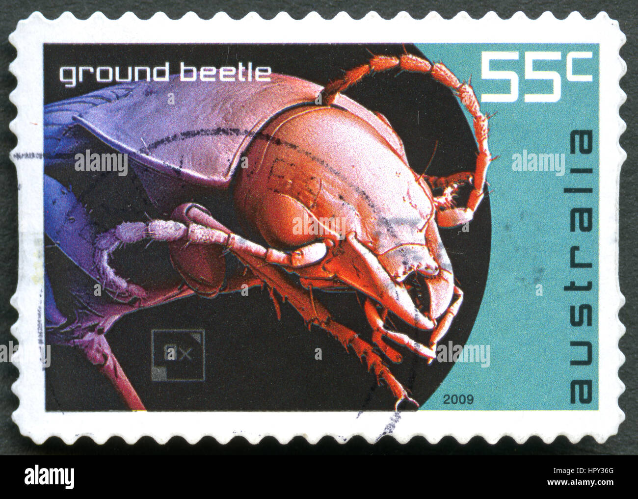 AUSTRALIA - CIRCA 2009: A used postage stamp from Australia, depicting ...