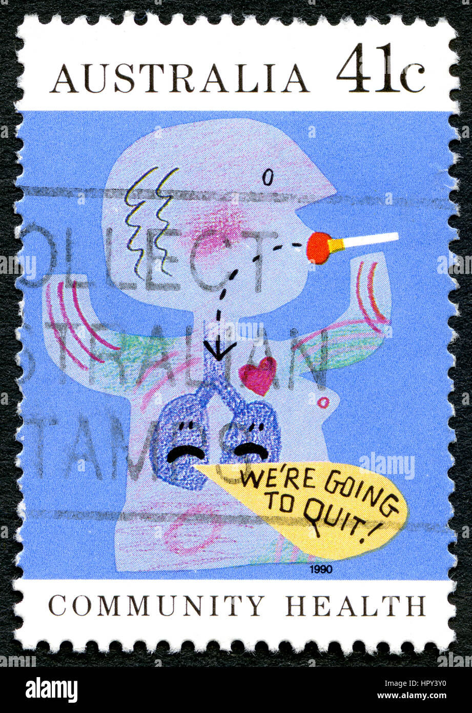 Quit smoking stamp hires stock photography and images Alamy