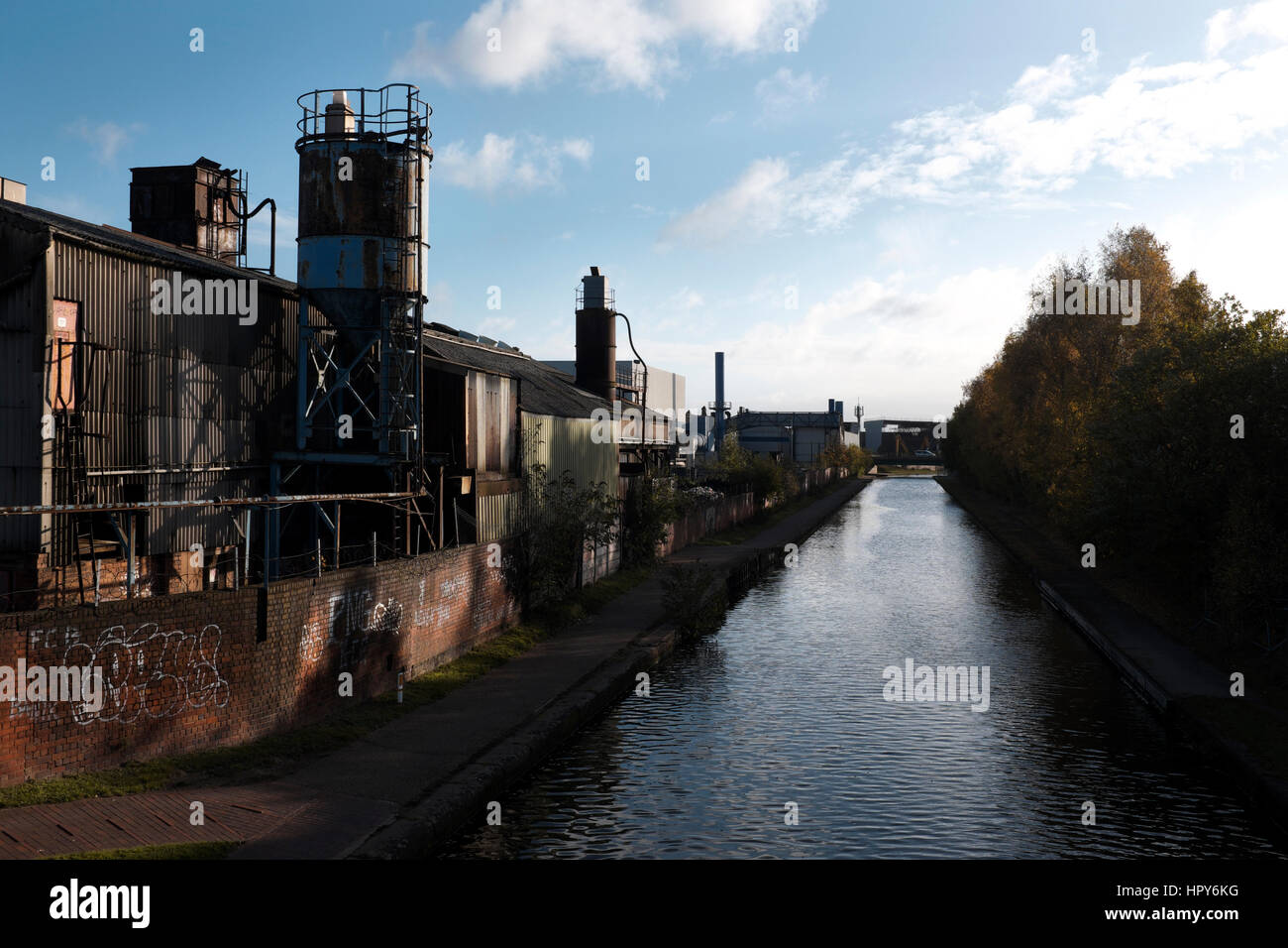 Birmingham Canal Navigations New Main Line, Smethwick, West Midlands, England, UK Stock Photo