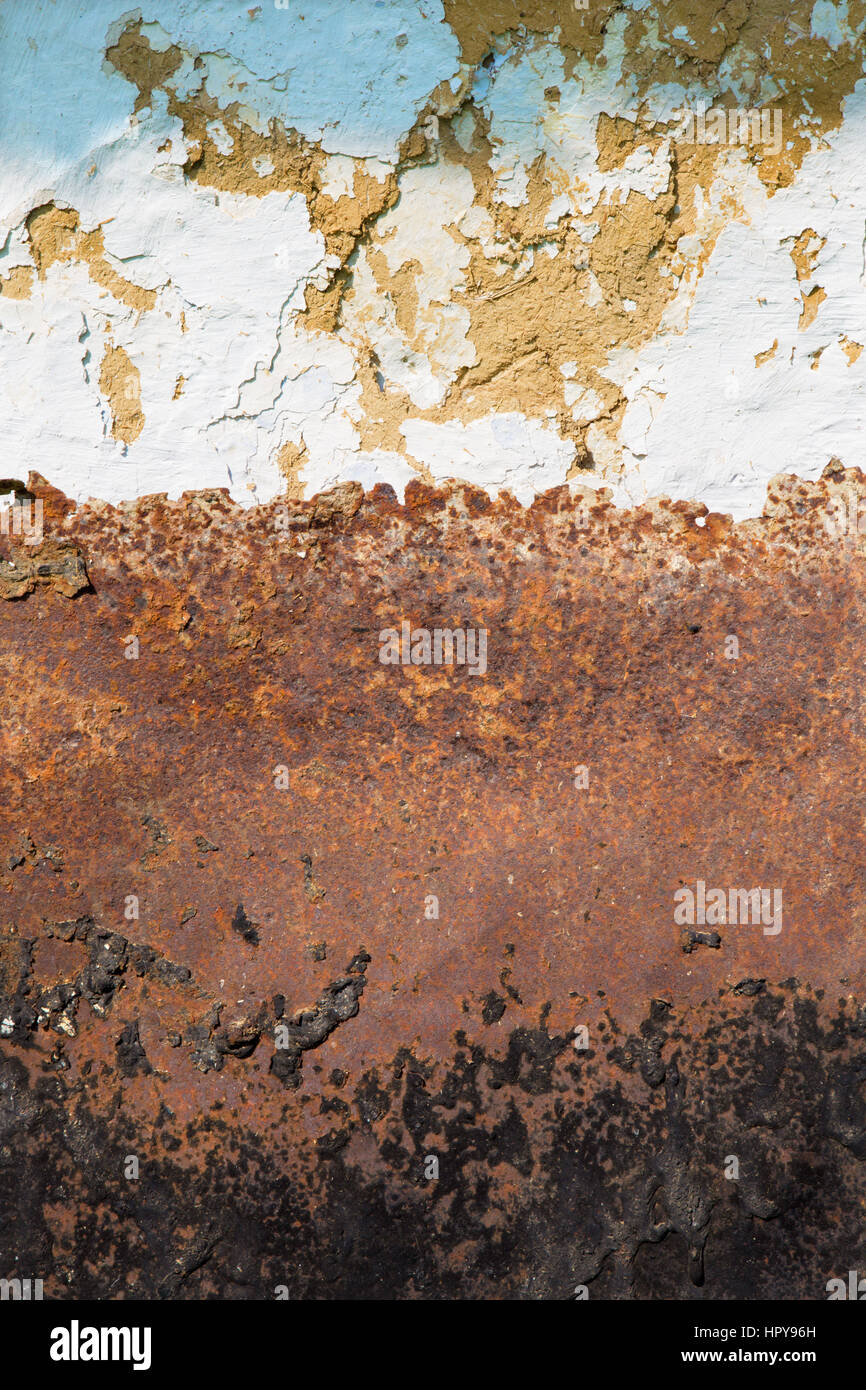 The background form old house - coat and rusted metal palte Stock Photo ...