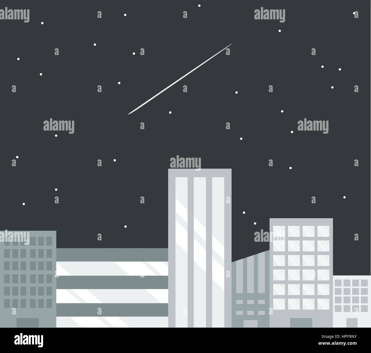 City at night Stock Vector Image & Art - Alamy