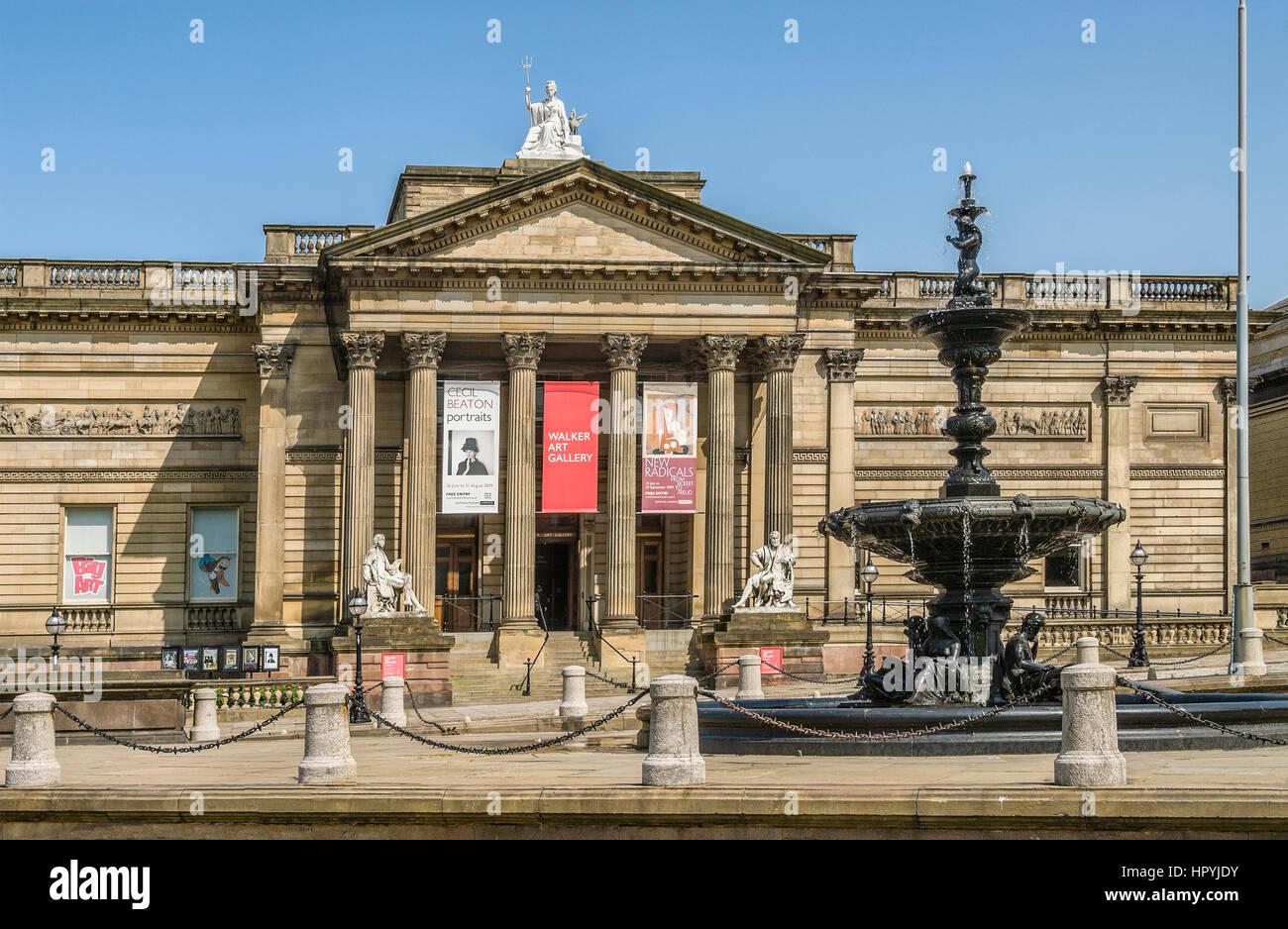 The Walker Art Gallery in Liverpool, England, UK Stock Photo