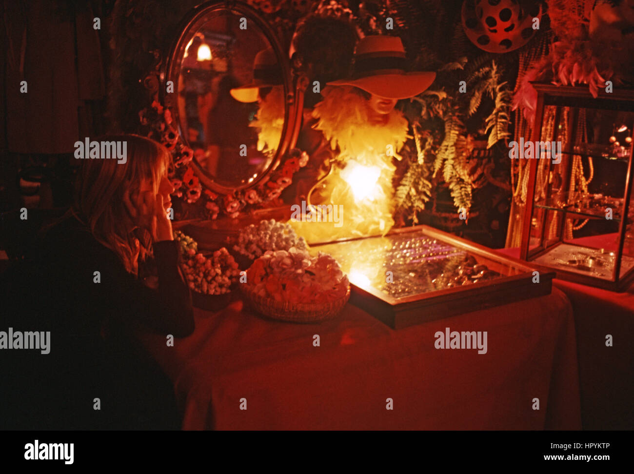 INTERIOR OF BIBA, FASHION SHOP, KENSINGTON HIGH STREET, LONDON, 1970