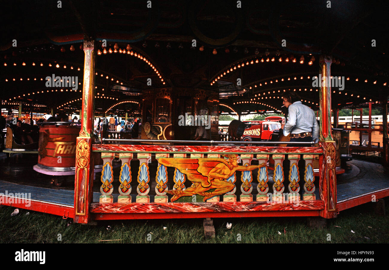 DODGEMS, HAMPSTEAD HEATH FAIR, LONDON, 1972 Stock Photo Alamy