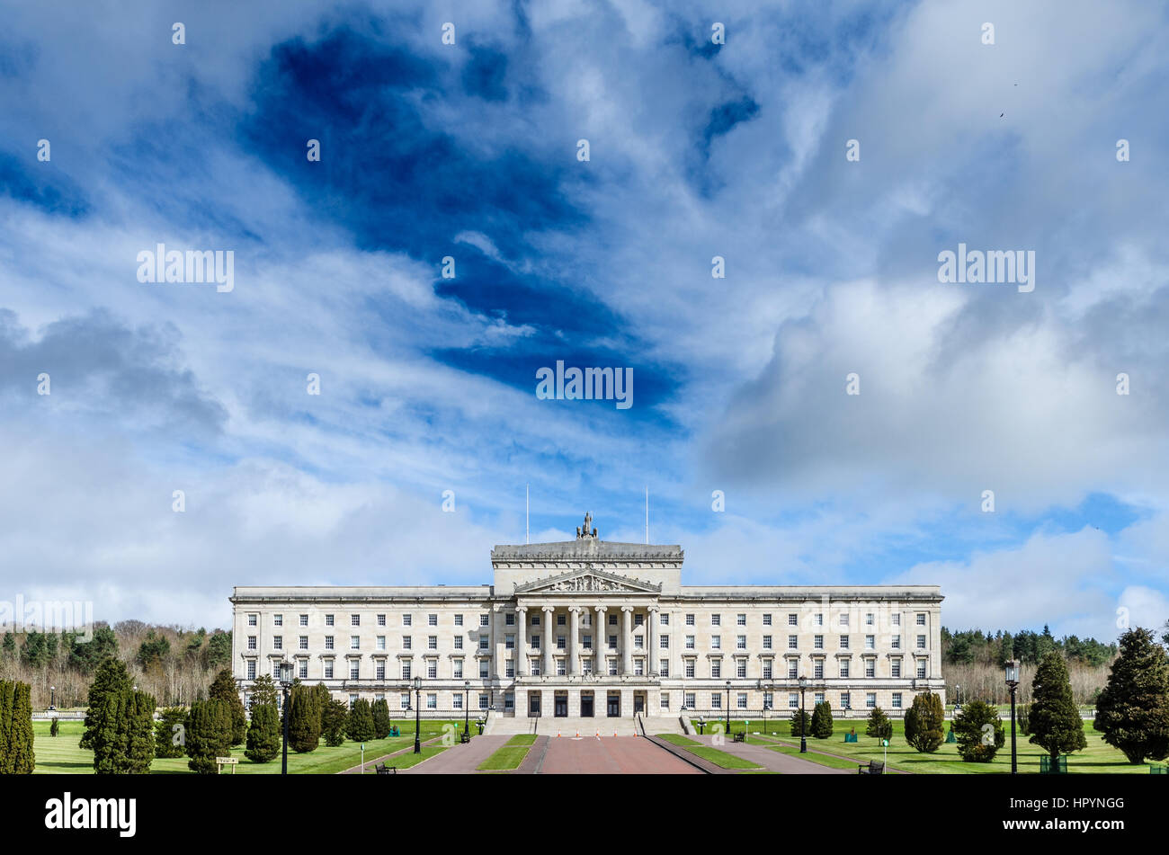 Parliament Buildings, Stormont, Belfast Stock Photo