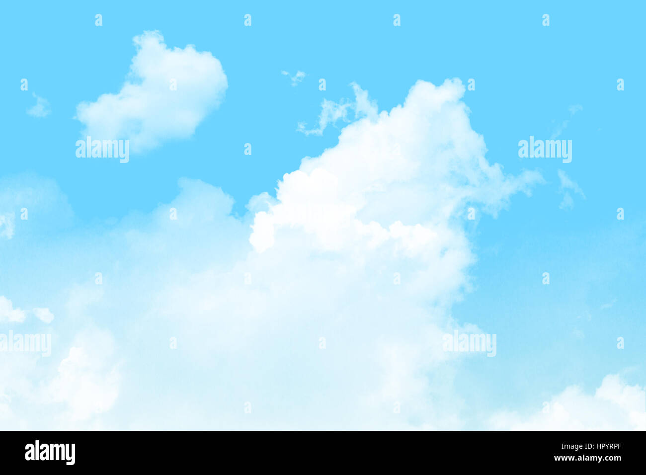 white cloudy with blue sky background Stock Photo - Alamy