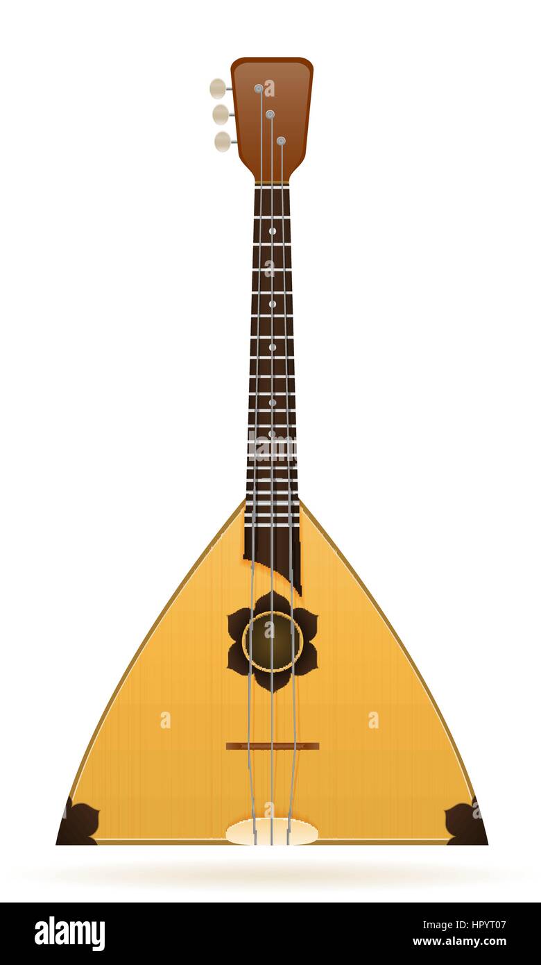 balalaika stock vector illustration isolated on white background Stock ...