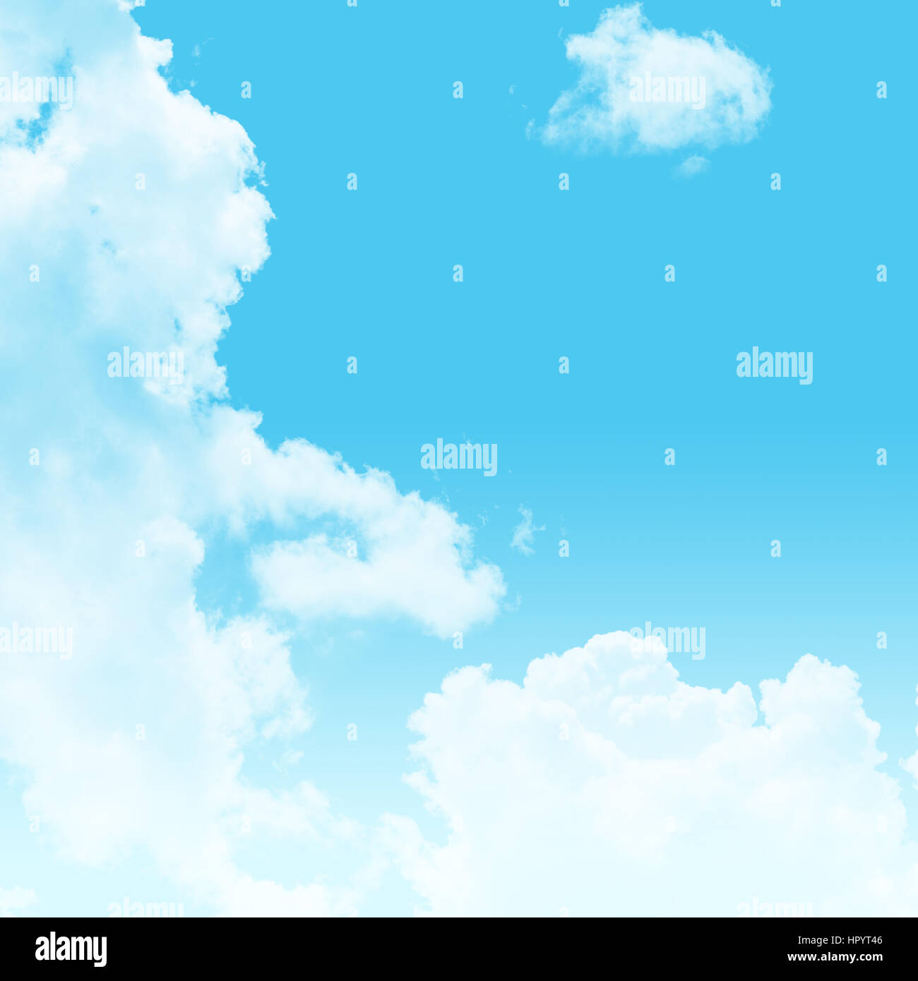 white cloudy with blue sky background Stock Photo - Alamy