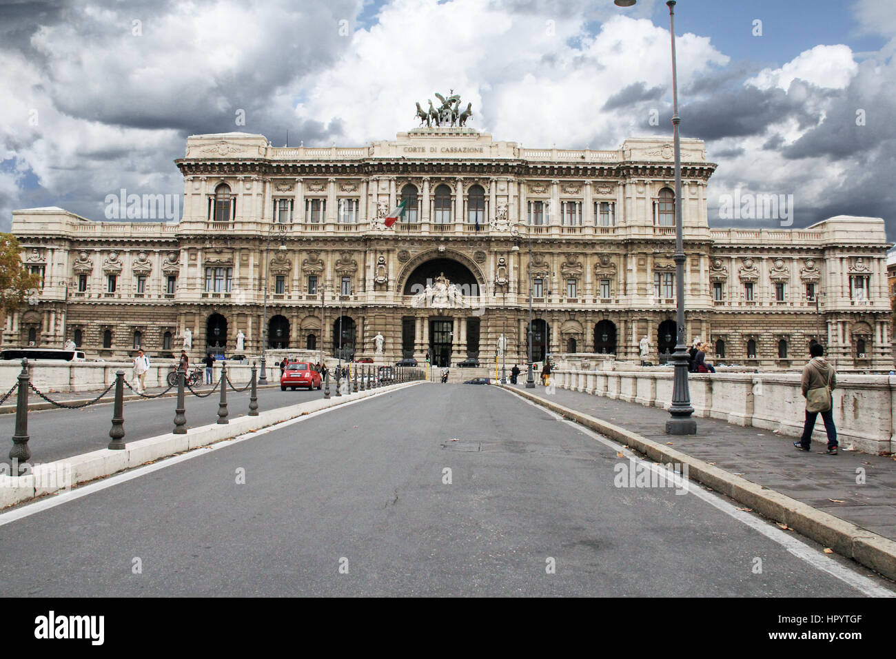 Corte di Cassazione, Palace of Justice in Rome, Italy Stock Photo