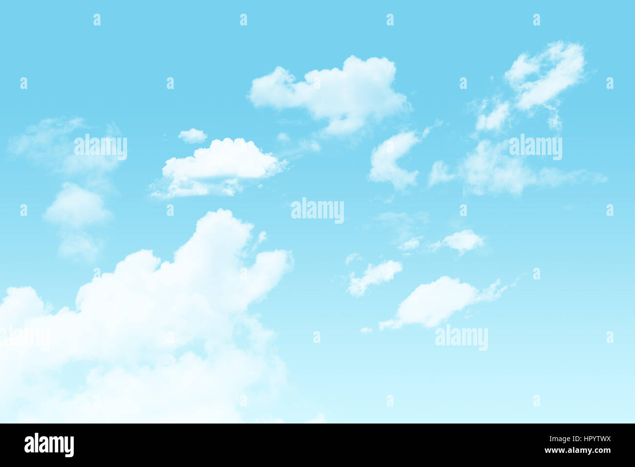 white cloudy with blue sky background Stock Photo - Alamy