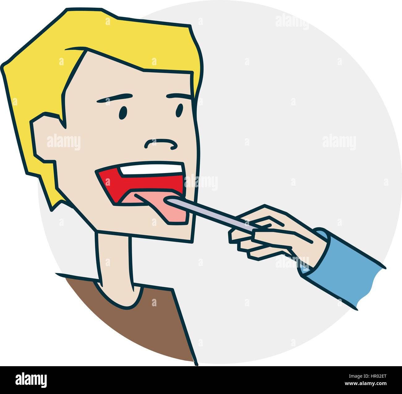 Procedure for the treatment of sinusitis. Icon on medical subjects ...