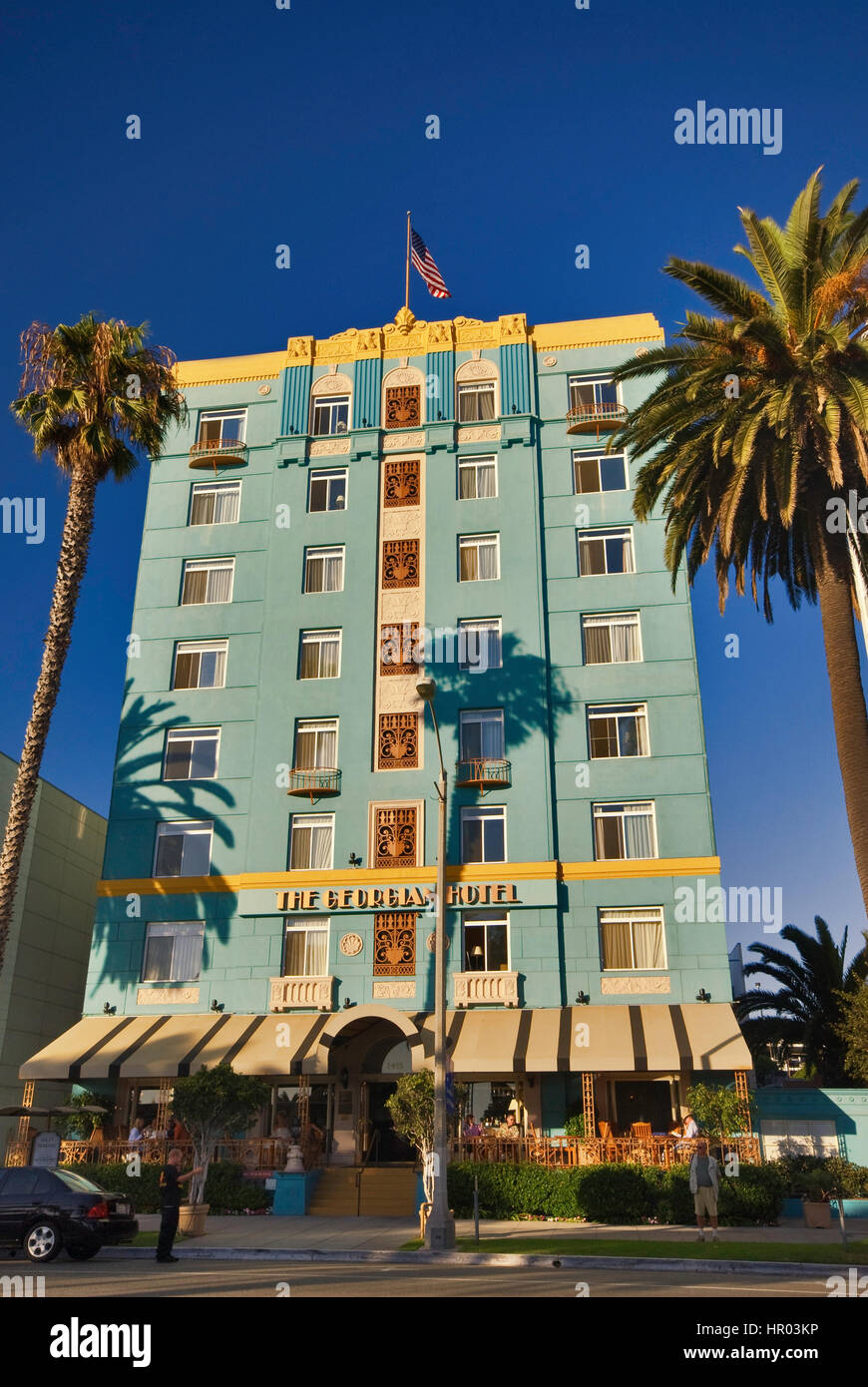 Art Deco Hotel at Santa Monica, California Stock Photo Alamy