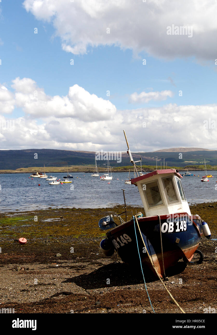 Scottish fishing boat Stock Photo
