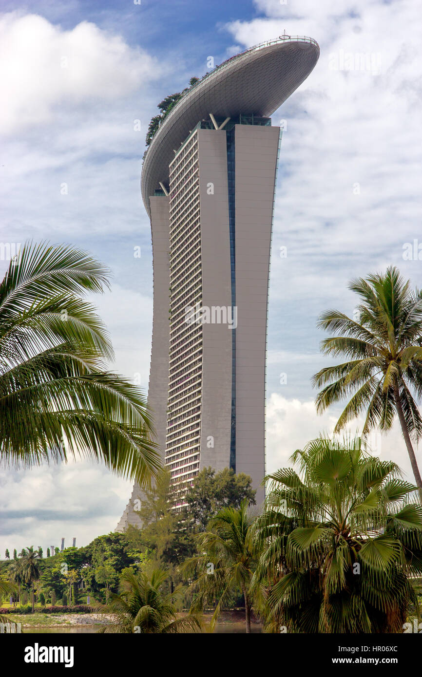 the Marina Bay Sands hotel, Singapore Stock Photo