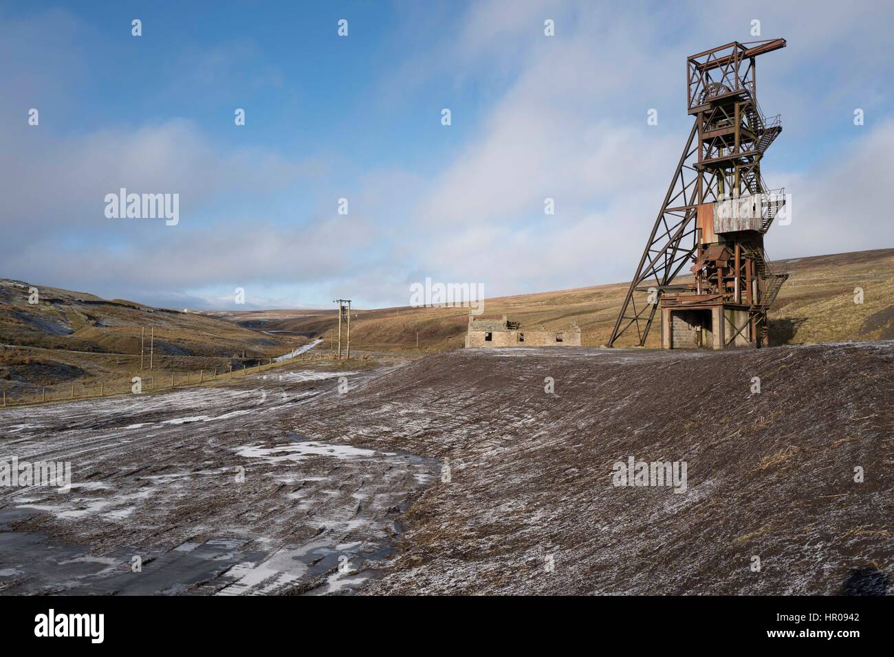Grove Rake Mine, Weardale, County Durham, UK Stock Photo