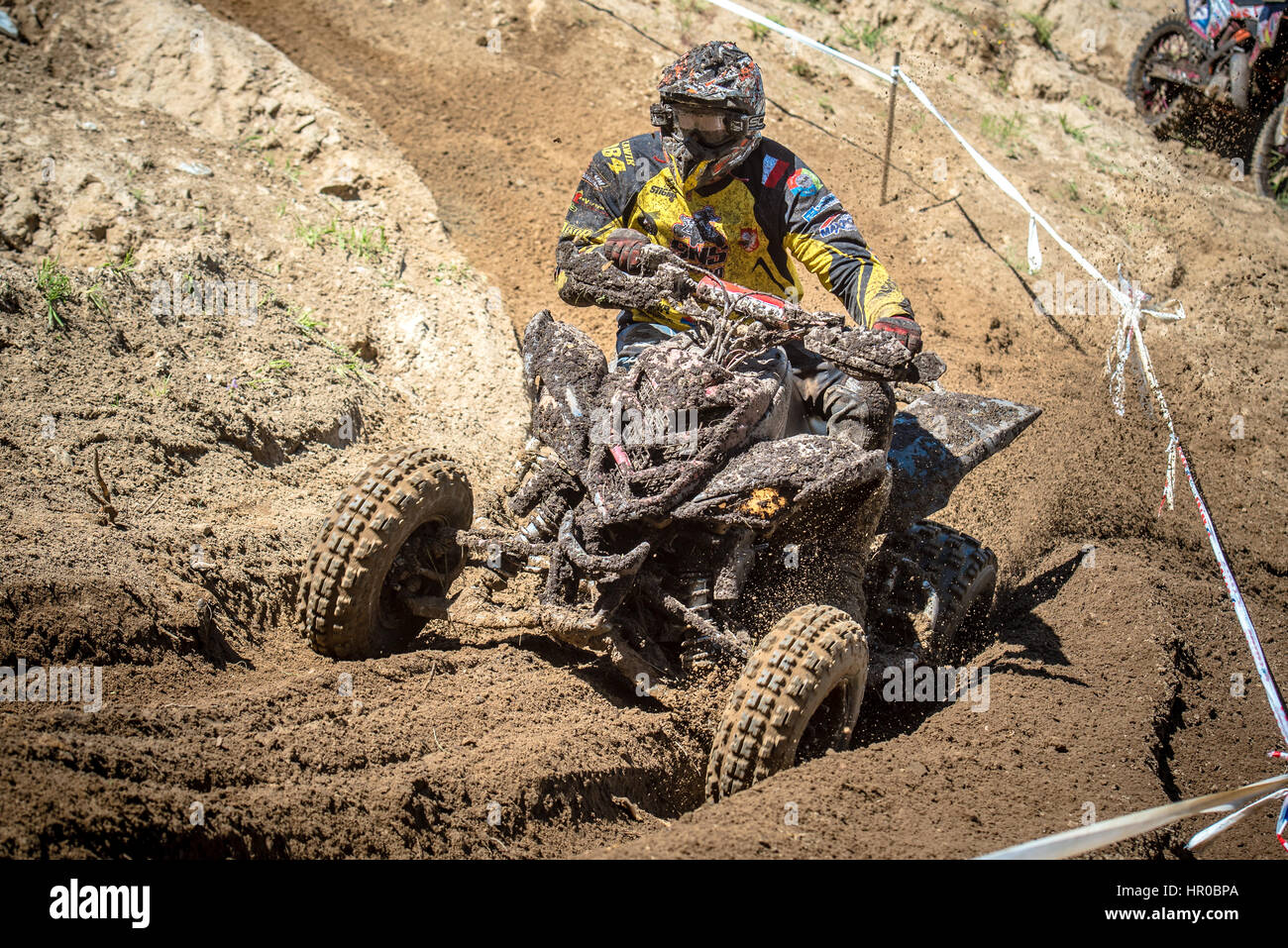 MALECHOWO, POLAND - JULY 16 : undefined rider on Polish Enduro ...