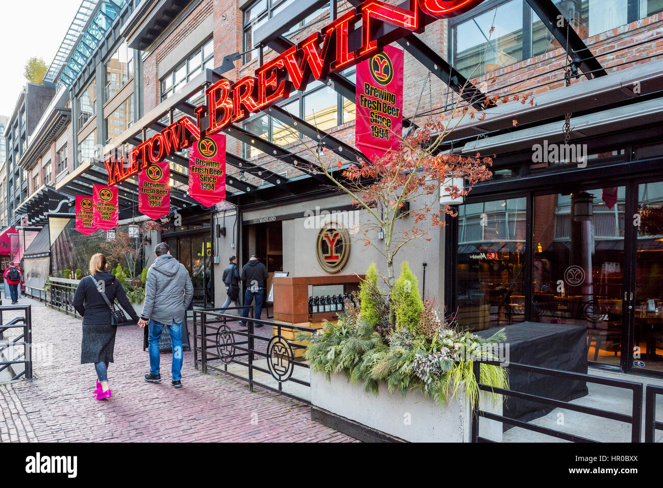 Yaletown Brewing Company, Yaletown,, Vancouver, British Columbia, Canada Stock Photo Alamy