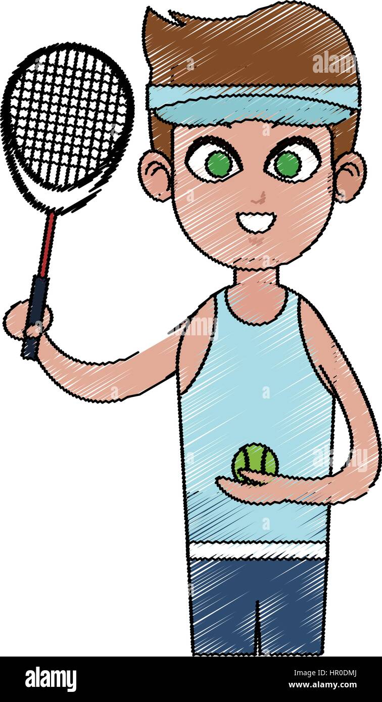 tennis player cartoon icon image Stock Vector Image & Art - Alamy