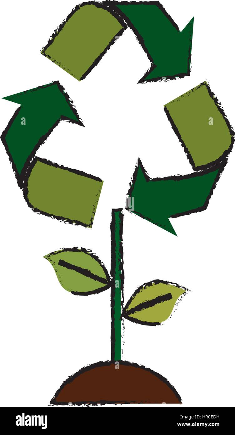 Go green ecology icon vector illustration graphic design Stock Vector ...