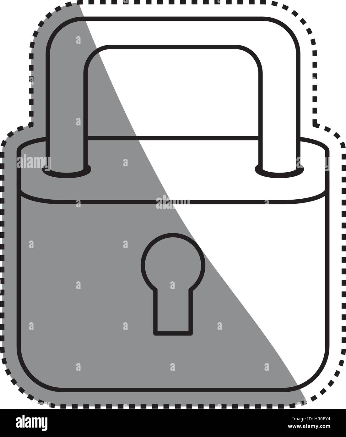 Padlock security symbol Stock Vector Image & Art - Alamy