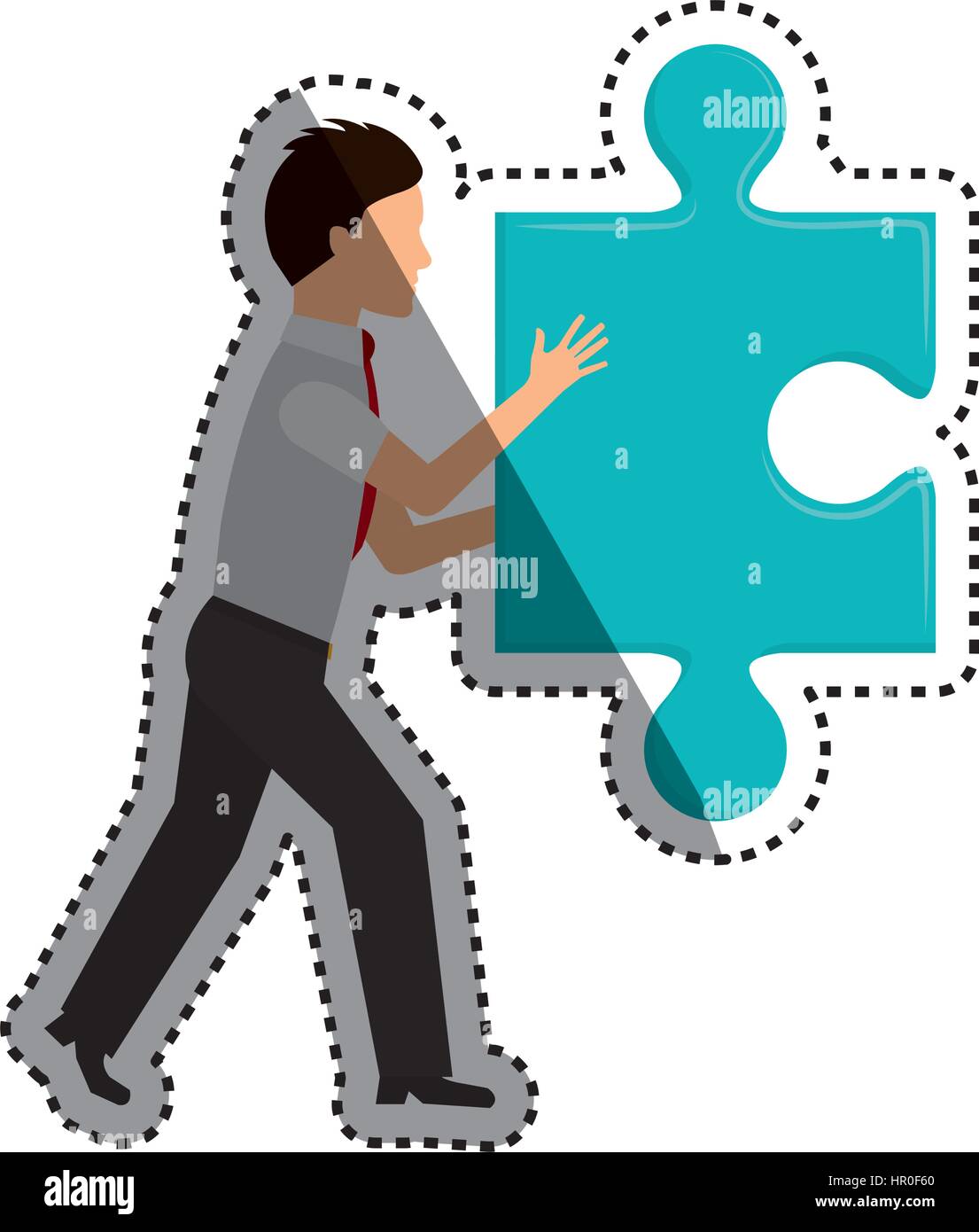 Jigsaw puzzle piece Stock Vector Image & Art - Alamy