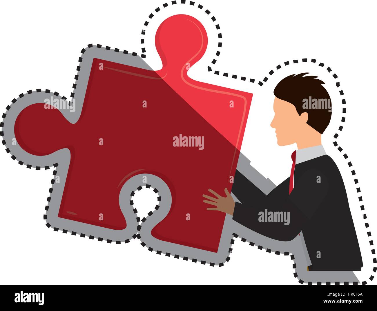 Jigsaw puzzle piece Stock Vector Image & Art - Alamy