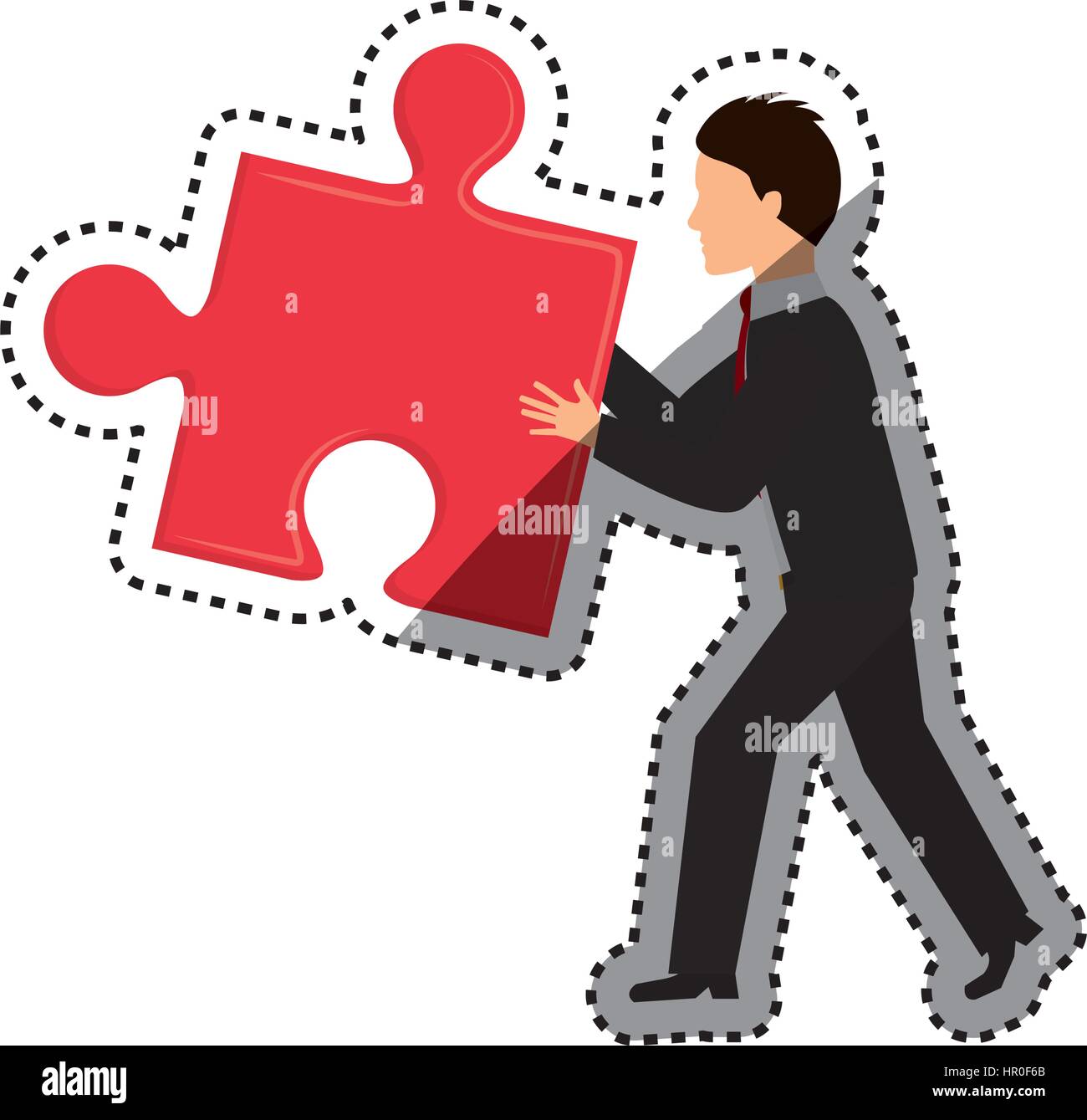 Jigsaw puzzle piece Stock Vector Image & Art - Alamy