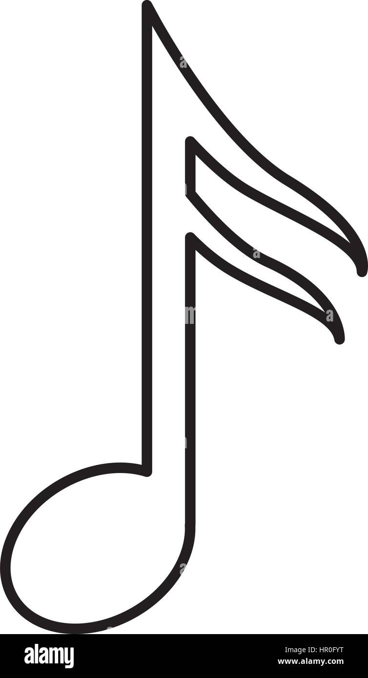 Music note symbol Stock Vector Image & Art Alamy
