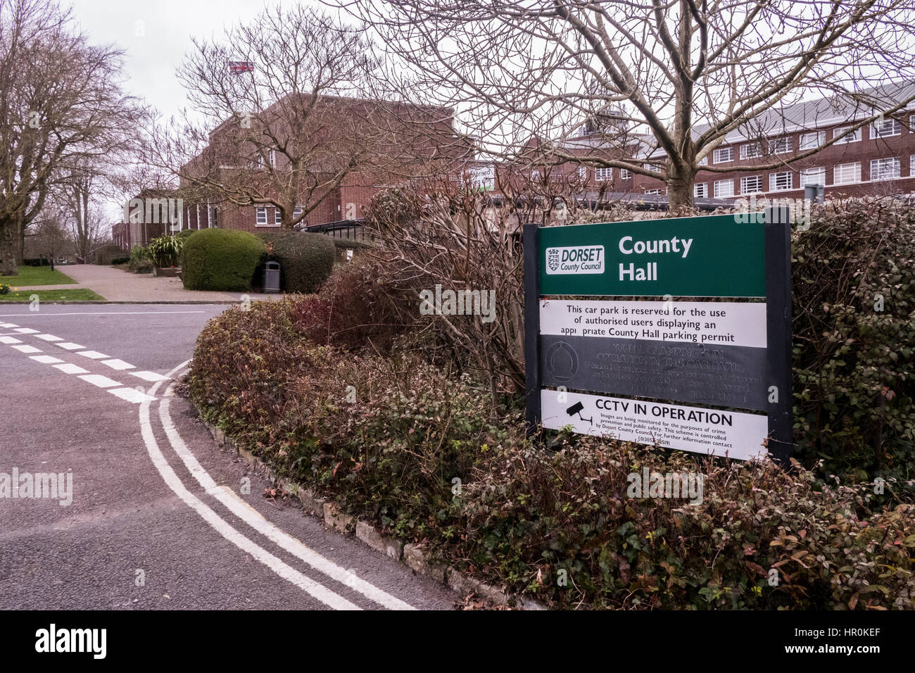 County Hall Dorchester Dorset Stock Photo - Alamy