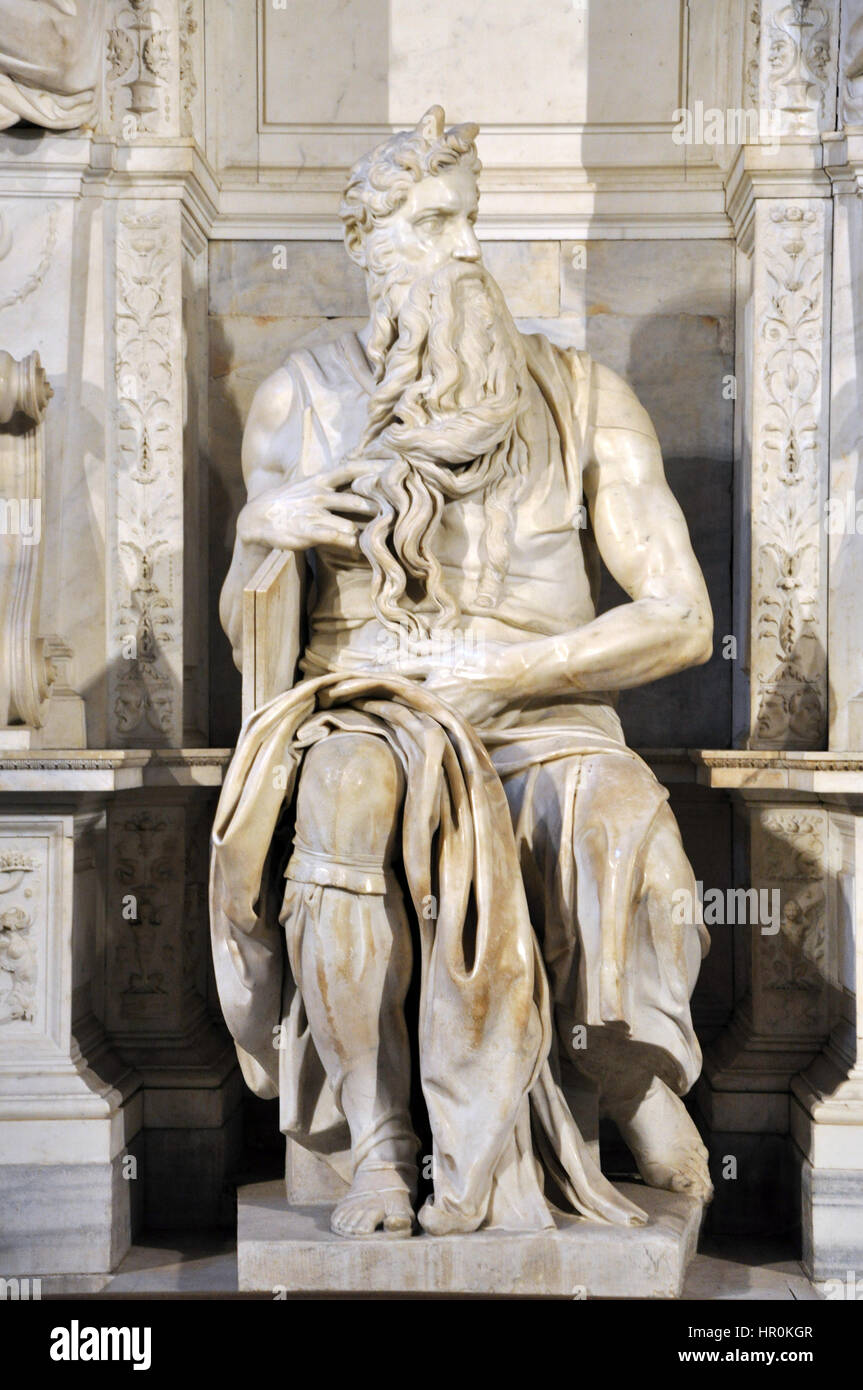 rome-italy-march-16-2016-the-statue-of-moses-sculpted-by